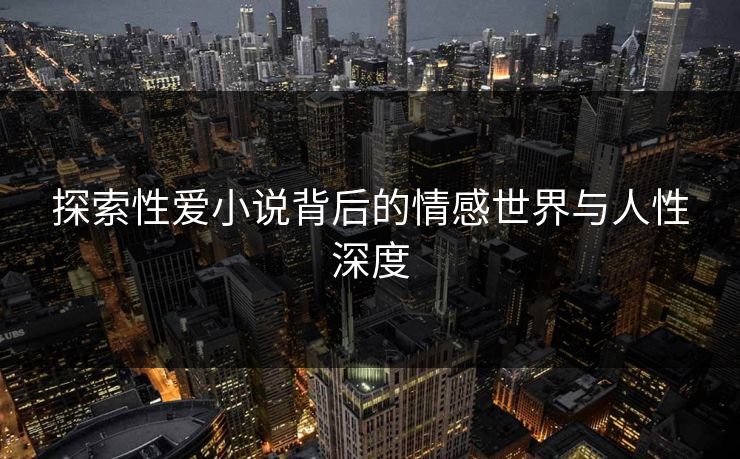 探索性爱小说背后的情感世界与人性深度